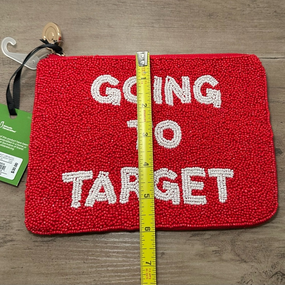 Kate Spade NY Target Going To Target Beaded Clutch Exclusive New 2025 IN HAND. - Picture 5 of 6